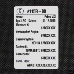 PE_6040_LPG - Das LPG Etikett für Ihre Hauptuntersuchung von psmz.de