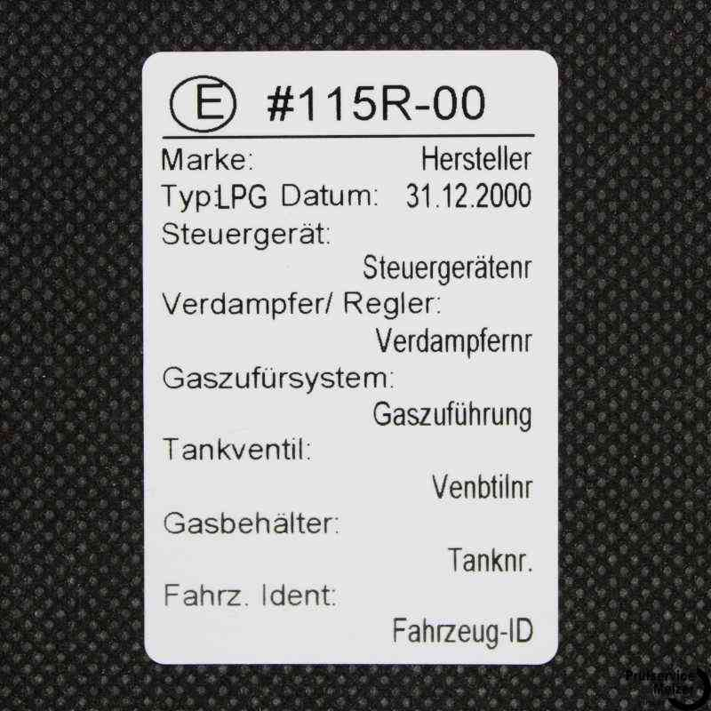 PE_6040_LPG - Das LPG Etikett für Ihre Hauptuntersuchung von psmz.de