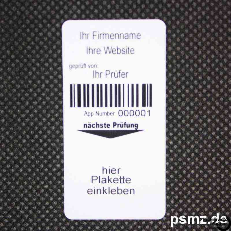 Das individualisierbare Kombietikett für Kabel und Geräte - ohne Plakette