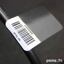 PP2414_IND individualisierbares Kabeletikett für DGUV-V3 inkl Barcode
