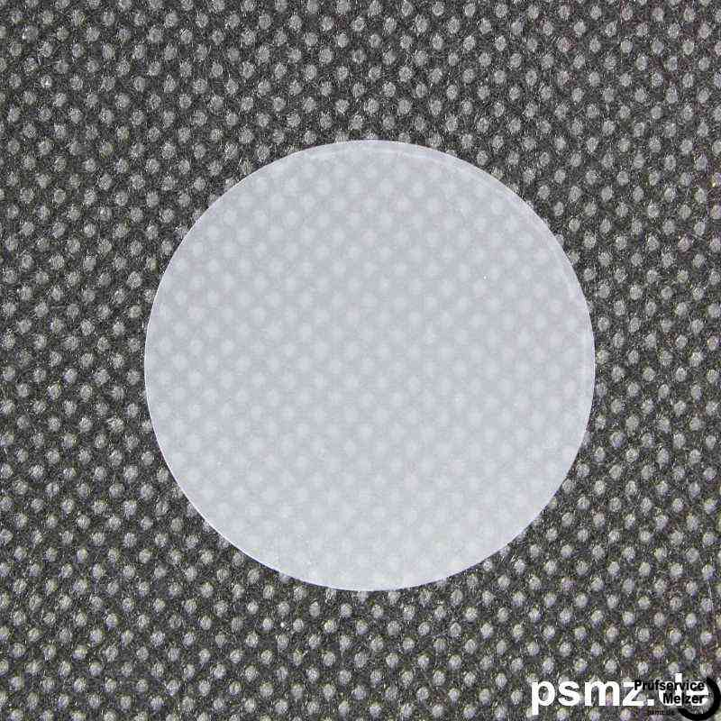 PET30 - Die 30mm Versiegelung für 20mm DGUV Plaketten