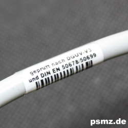 PP2414_L2 Kabeletikett für DGUV-V3, DIN EN 50678 und DIN EN 50699 inkl Barcode