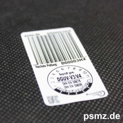 OneDN DGUV-V3 Kombietikett für Geräte und Kabel mit QR