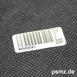 OneDN Inventaretikett für Geräte mit QR Code