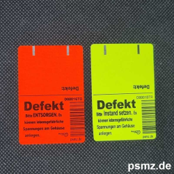 DEF_04 - Das "Defekt" Siegel für DGUV-V3 Prüfungen mit OneDN