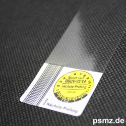 PE3527_CAB: Selbstlaminierendes Kabeletikett für die DGUV-V3/V4