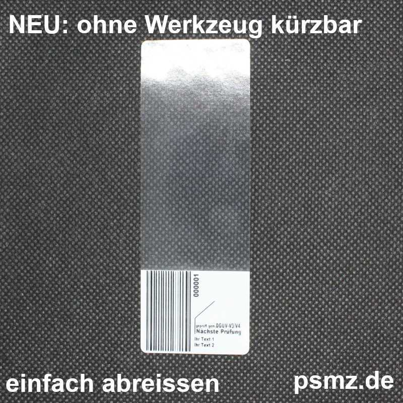 PE3527_CAB15: Selbstlaminierendes Kabeletikett für die DGUV-V3/V4