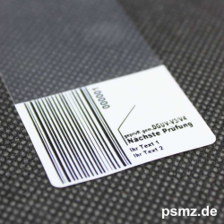 PE3527_CAB15: Selbstlaminierendes Kabeletikett für die DGUV-V3/V4